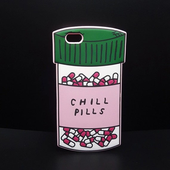 Chill Pills iPhone Case by TerukoMedia on Etsy