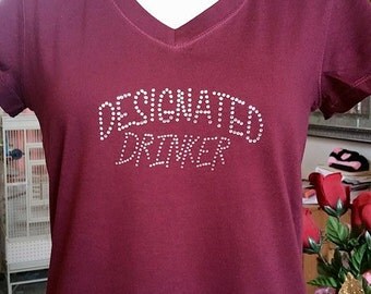 bling wine shirts