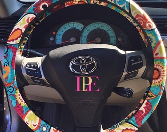 Funky Paisley Steering Wheel Cover