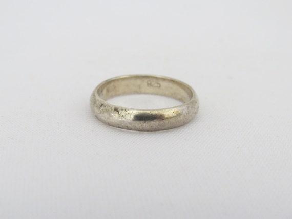 Vintage Sterling Silver Band Ring Size 7