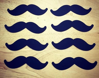 Mustache Cut Outs (Various Sizes and Colors Available)