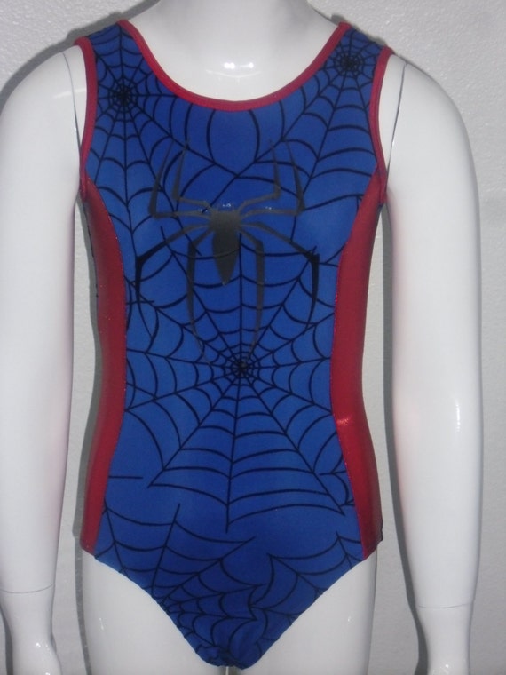 Girls Spider gymnastics leotard
