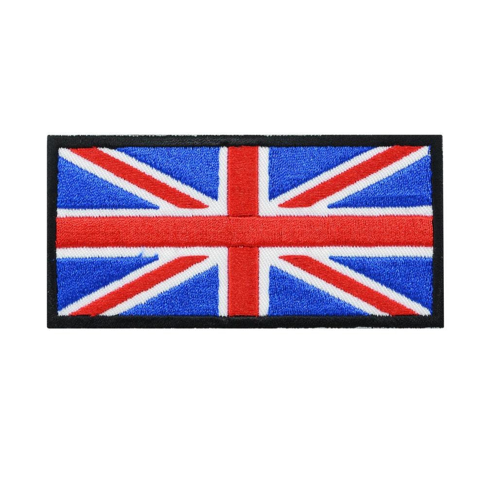 Tactical Embroidery UK Flag Patch-Red and Black