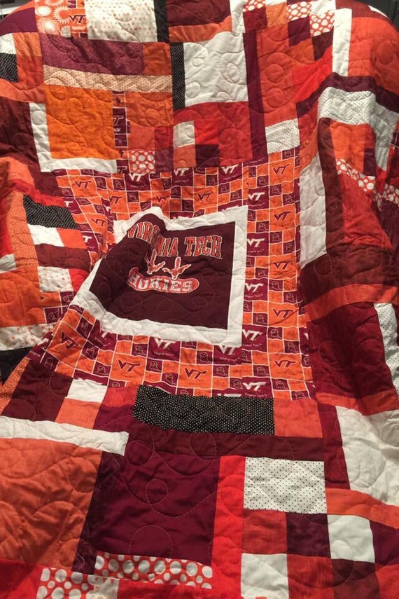Custom full size quilt made with Virginia by YourLifeInStitches