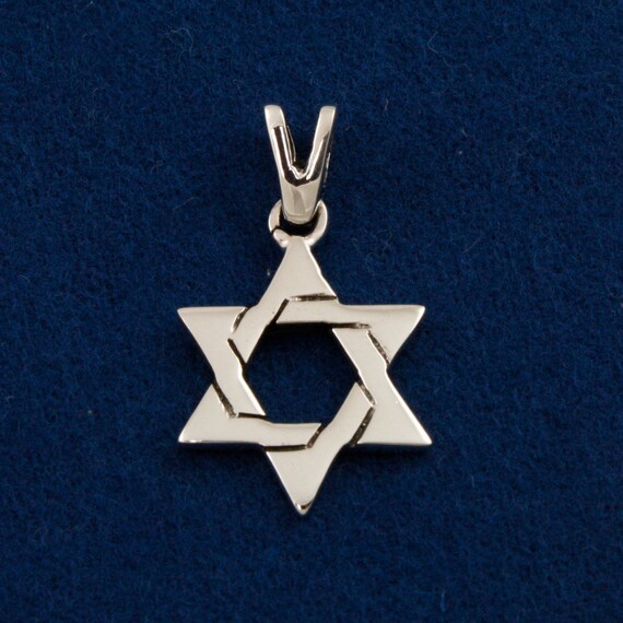 925 Sterling Silver Small Star of David Charm Pendant by JStrendz