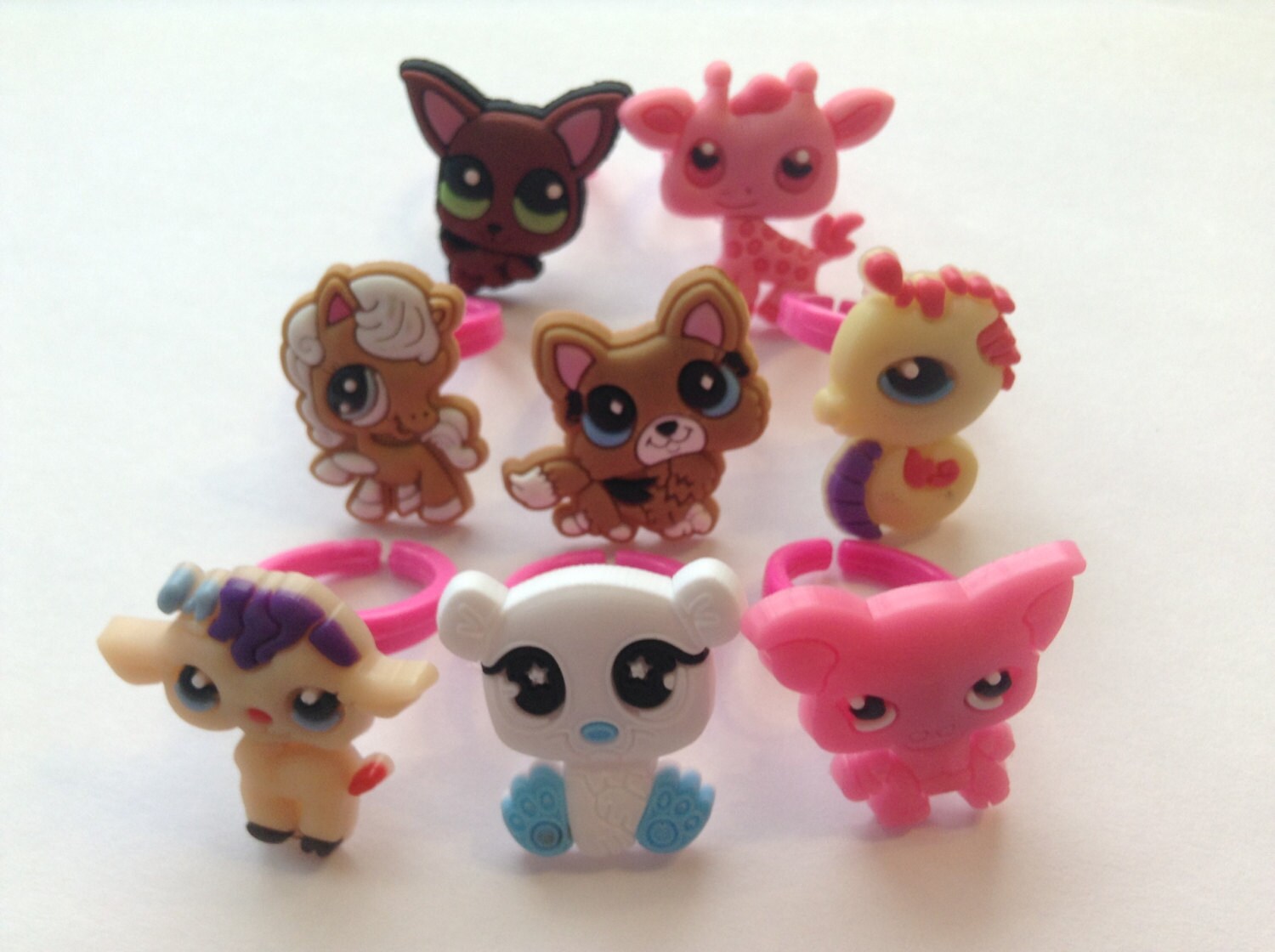 Littlest Pet Shop Rings Party Favor Cupcake Toppers