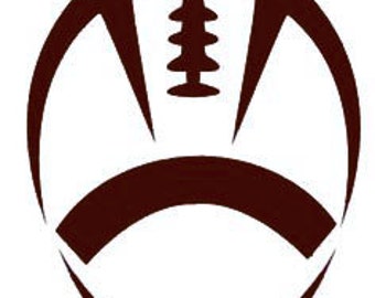 Football Outline SVG Cut File