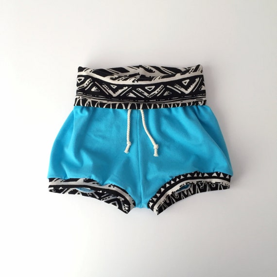 Items similar to Bright blue baby and toddler short shorts, shorties