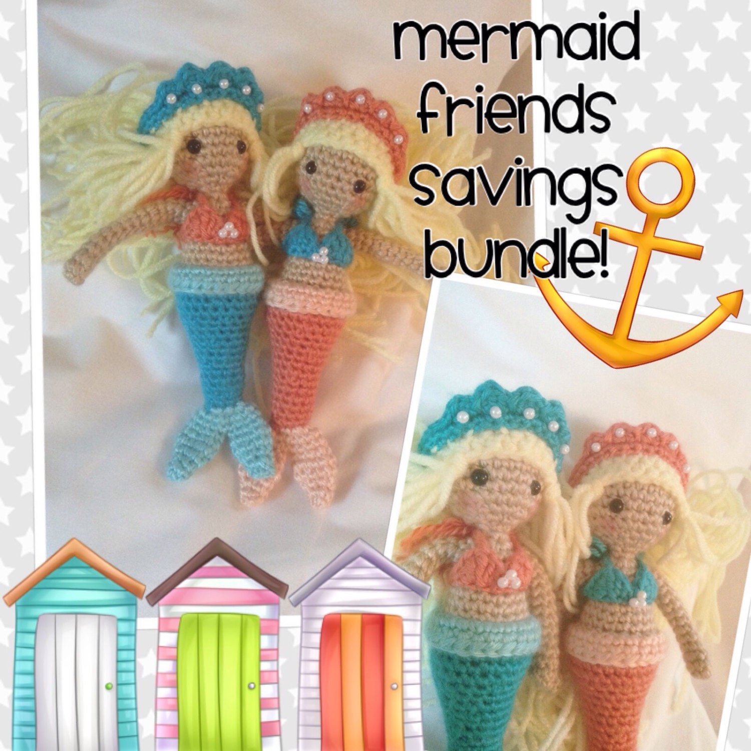 Download Mermaid Friends Savings Bundle by WildVioletsGifts on Etsy