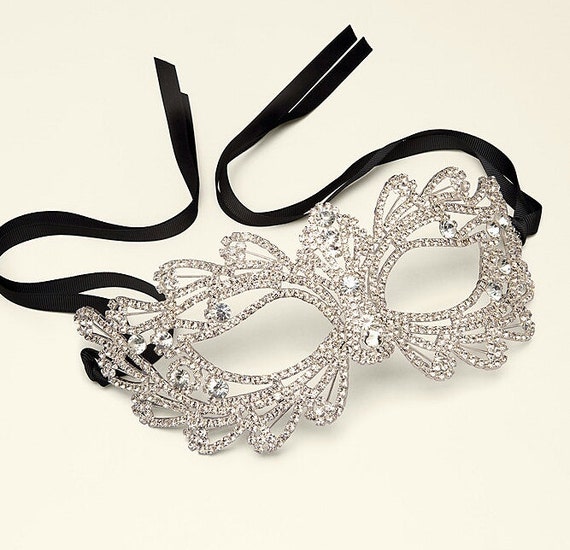 Rhinestone Crystal Masquerade Mask/Masquerade