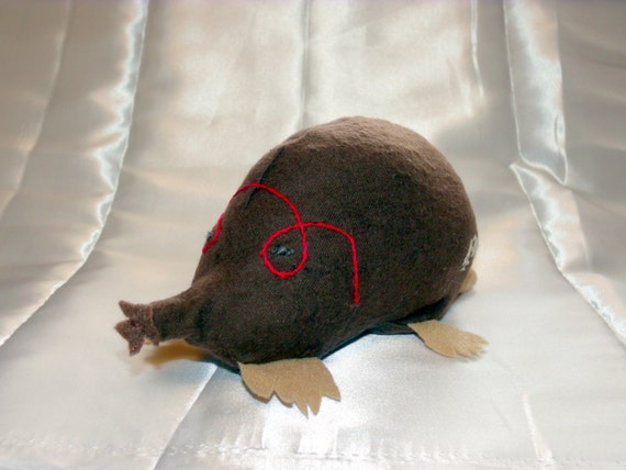 mole cuddly toy