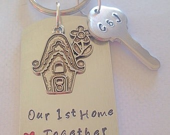 2022 Housewarming Gifts Sleutelhanger Nieuw Huis Avontuur - Cadeau-ideeën Voor Nieuw Begin en Herinneringen