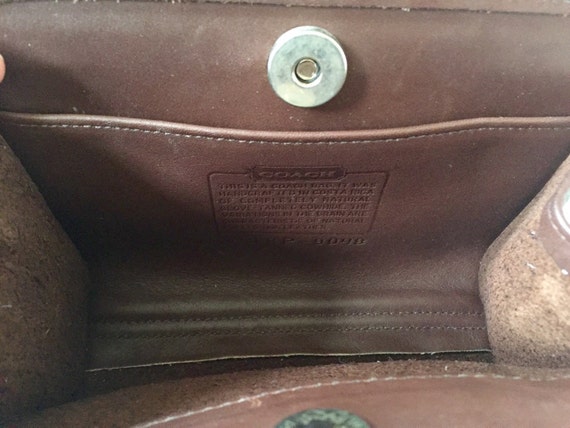 Vintage COACH Disco 9048 Brown Leather by AgisCuteCollections