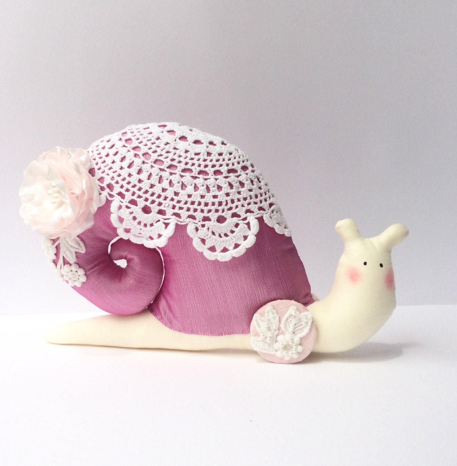 plush snail toy