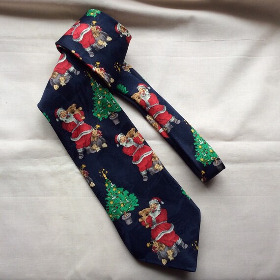 Christmas tie Novelty Santa tie. 2 available. by coolclobber ...