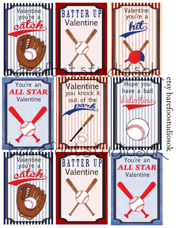 vintage-baseball-printable-valentines-8-5x11-digital-instant