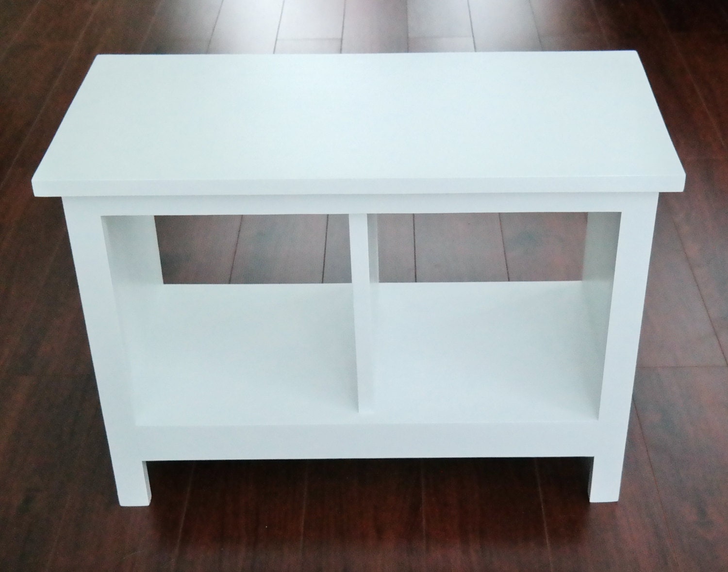 ON SALE 24 Inch Painted Entryway Bench Shoe Cubby Cubby