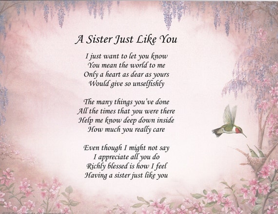 A Sister Just Like You