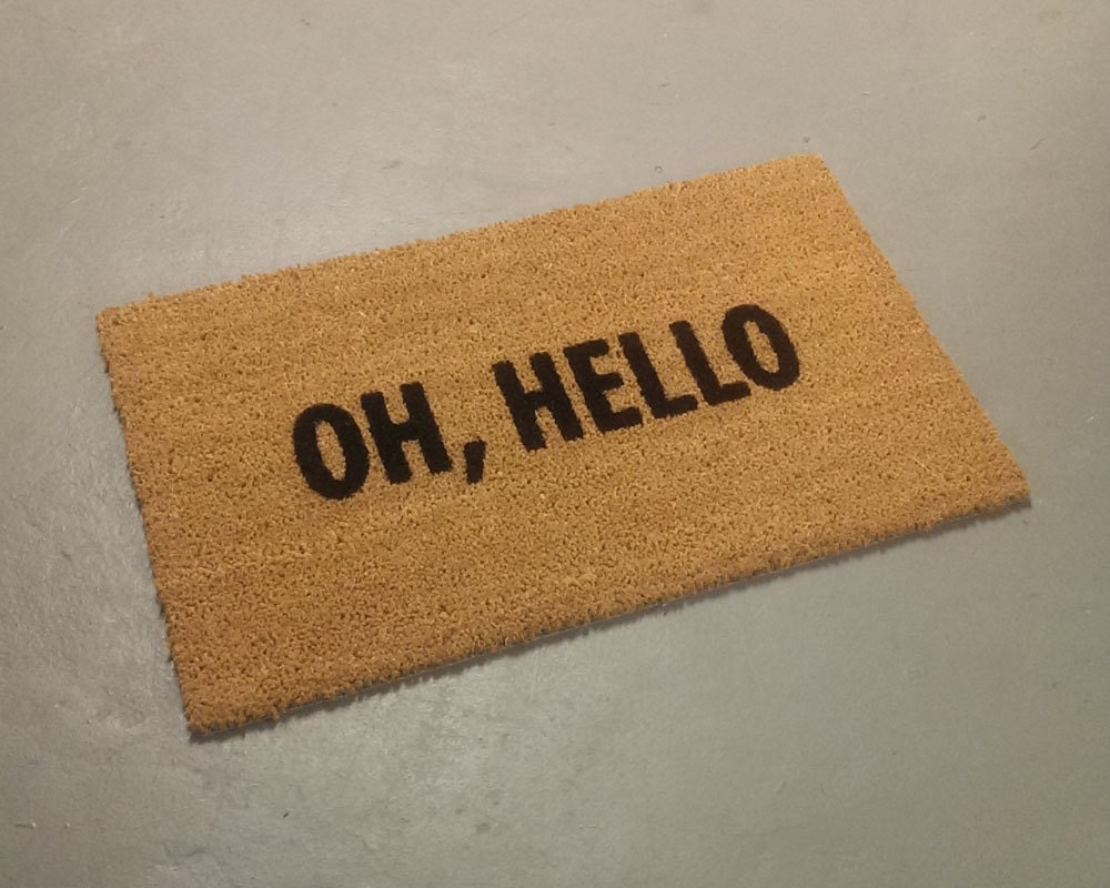 OH HELLO Doormat size options