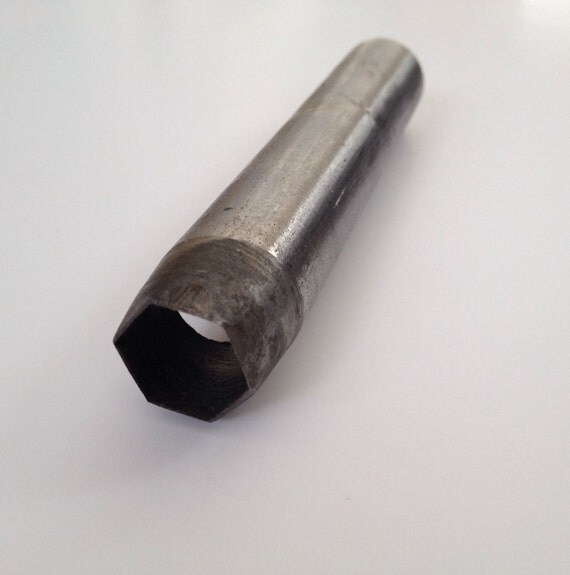 New Large Hexagon Steel leather hole punch Punch Hole Tool