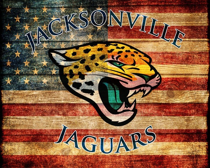 Jacksonville Jaguars Poster US Flag Jaguars Print by VeryImage