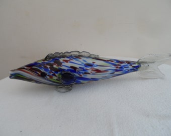 Colored glass fish | Etsy