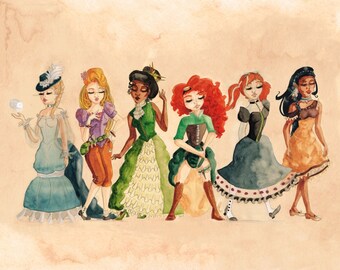 Steampunk Princesses Series II PRINT