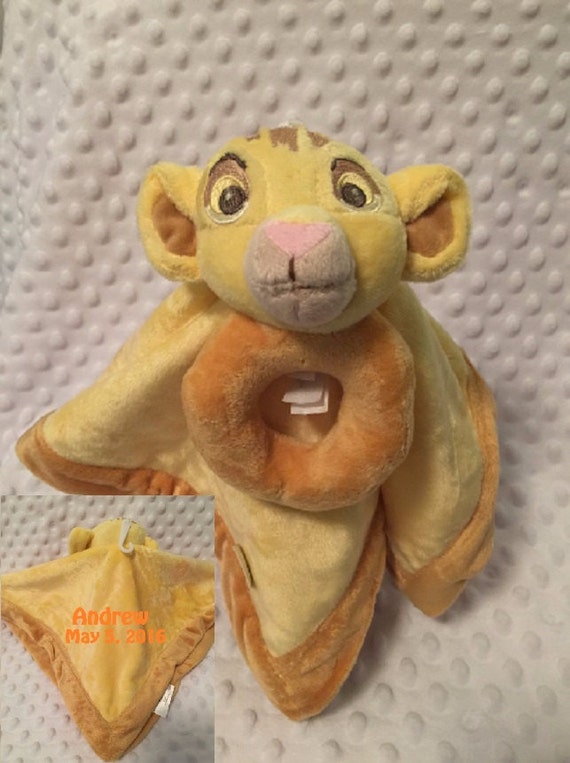 baby simba plush w blanket