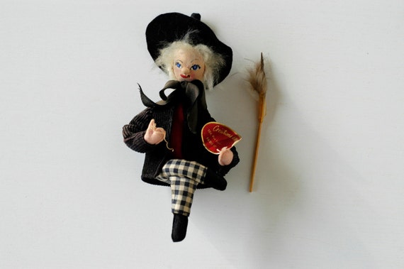 vintage witch doll