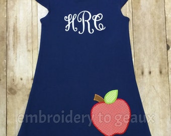 Back to School Outfit, Girl's Back to School Dress, First Day of Kindergarten T-Shirt, Back to School T-Shirt, Girls Back to School