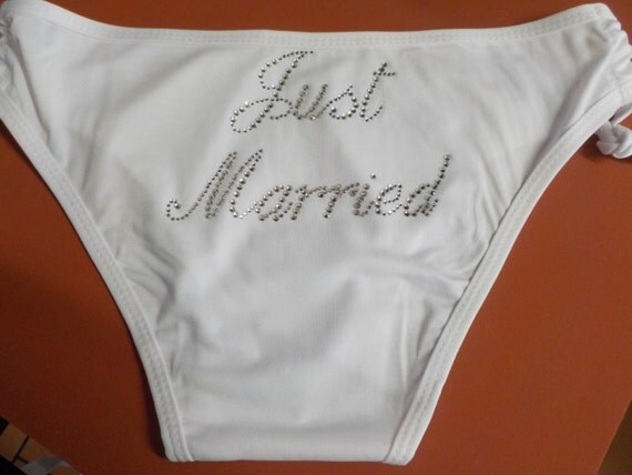 Bride Bikini Just Married bikini Wifey by personaliseddiamante