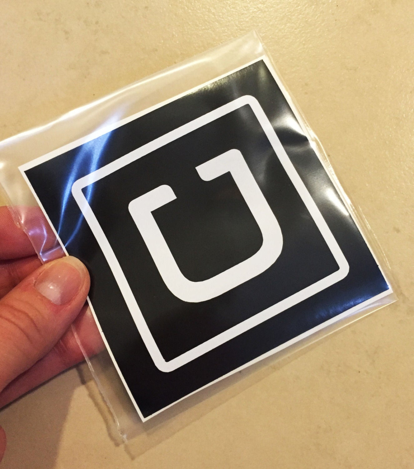 UBER Car Sticker 5 square