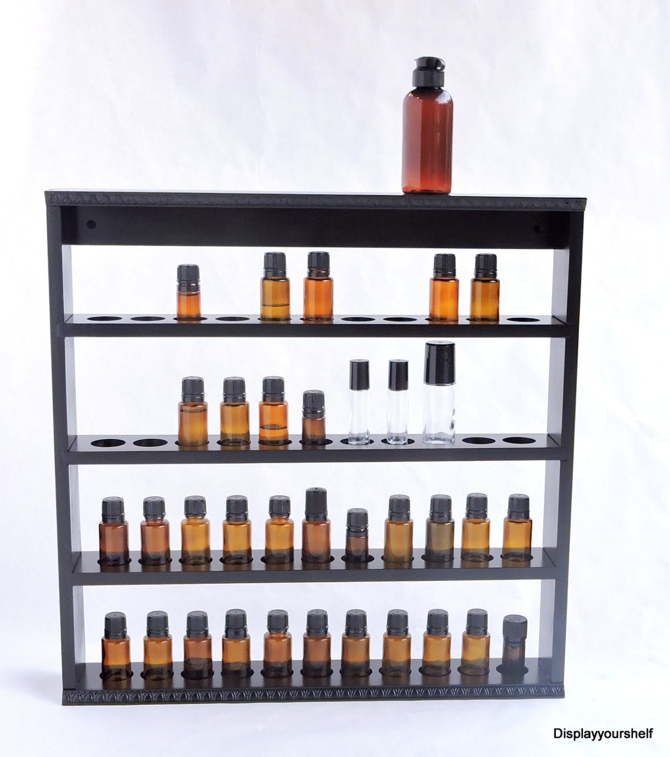 essential oil display shelf
