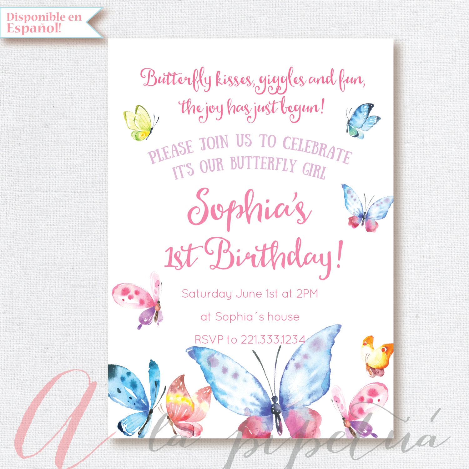 Butterfly Party Invitations Free 10