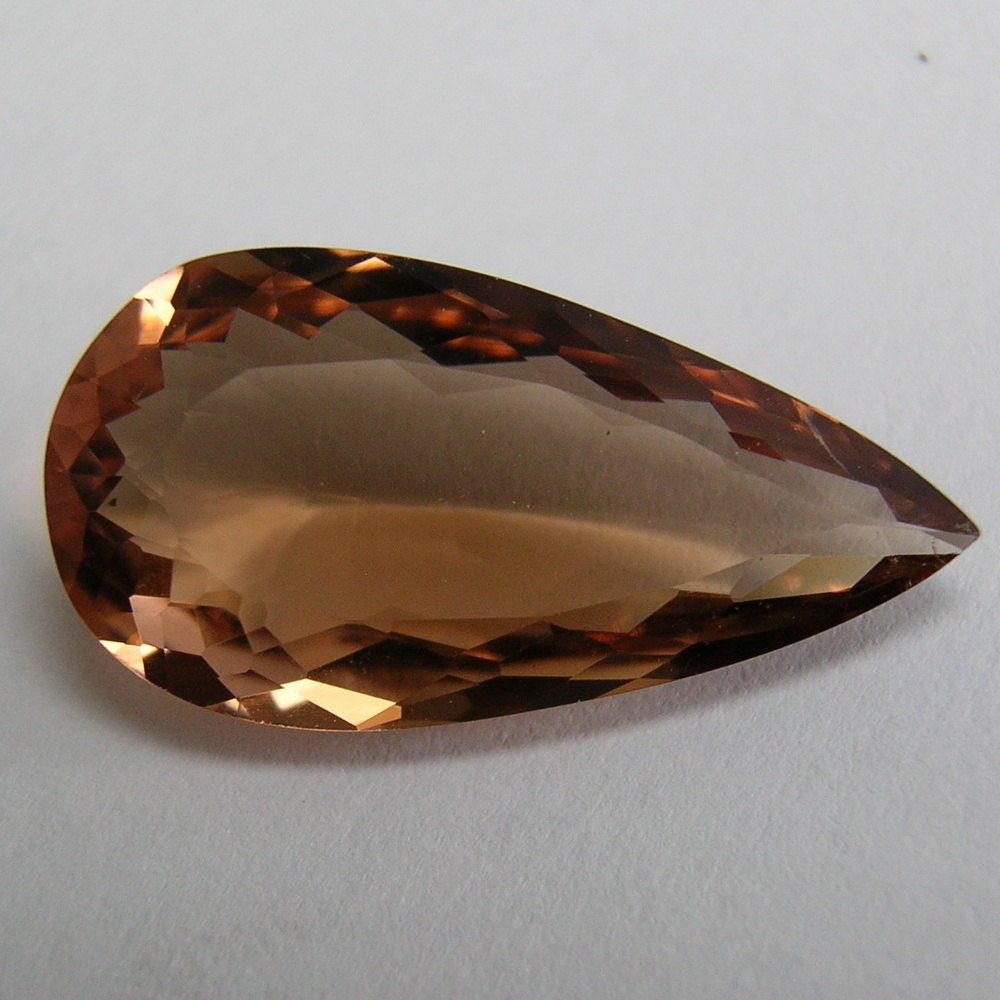 6.65ct.Natural Brown Tourmaline Pear shape by Gemmediathailand