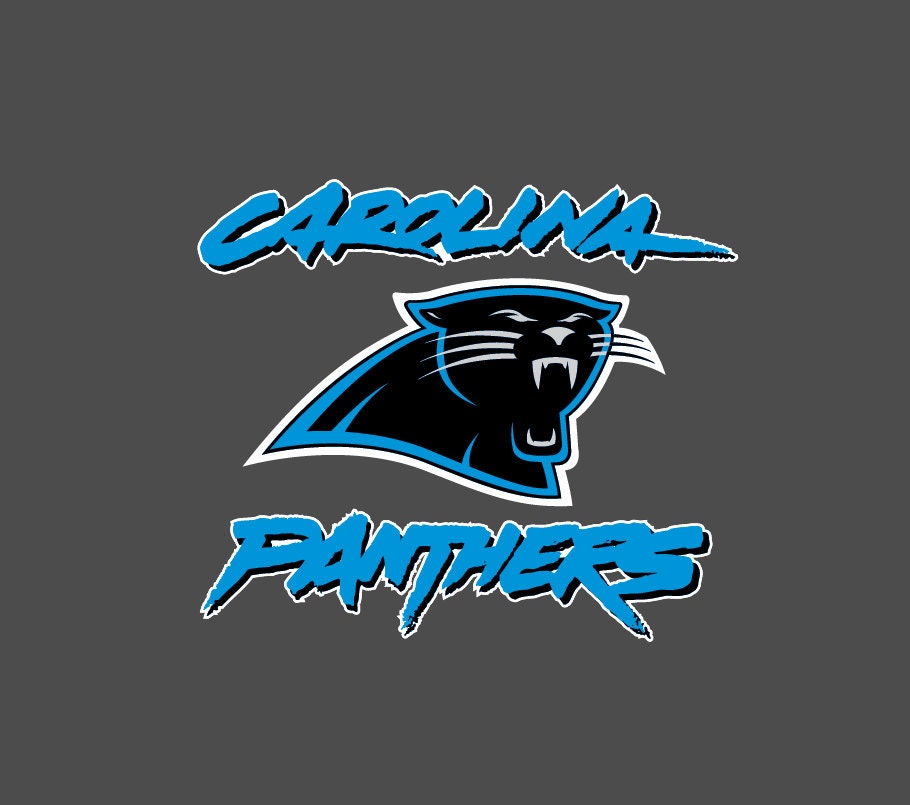 Full Color 1995 2011 Carolina Panthers Die Cut Decal