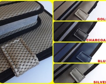 JW Ministry Organizer with Attached Bible Cover, JW Magazine Holder, JW Tract Holder, Jw Gift, Jw Baptism Gift, Jw Supplies:Woven-Like Vinyl