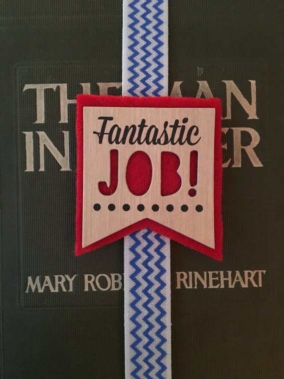 Award bookmark, student bookmark, teacher bookmark, unique bookmark, bookworm, planner elastic, book accessory, book elastic, reading