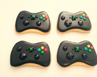 Xbox Cookies- 1 dozen- Xbox Remote Cookies