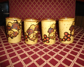 Vintage Otagiri Stoneware Drinking Mugs Glasses
