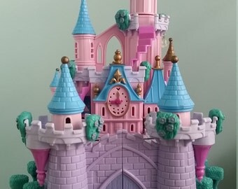 1995 Vintage Cinderella Magic Castle Polly Pocket Set with Figures COMPLETE