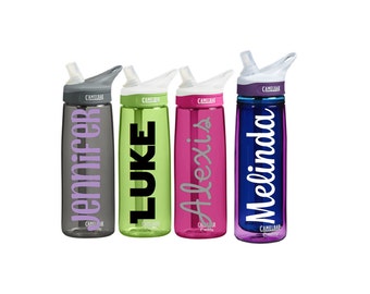 Personalized CamelBak 0.75 Eddy or 20 Ounce 20-oz Insulated Camelback Personalized Water Bottle Sports bottles Name water bottle Gift