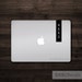 Baseball Cap Mac Apple Logo Cover Laptop Vinyl Decal by GRCDecals