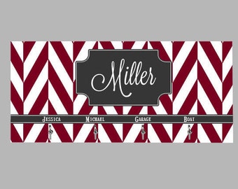 Key Hook, Personalized Key Holder, Wall Mount Key Hanger, Custom Key Hook, Monogram Key Holder, Housewarming Gift, Personalized Wedding Gift