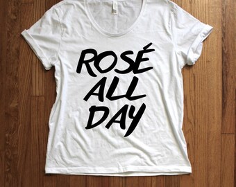t shirt rosé all day