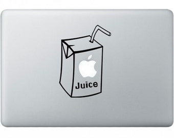 Apple Juice macbook laptop decal sticker