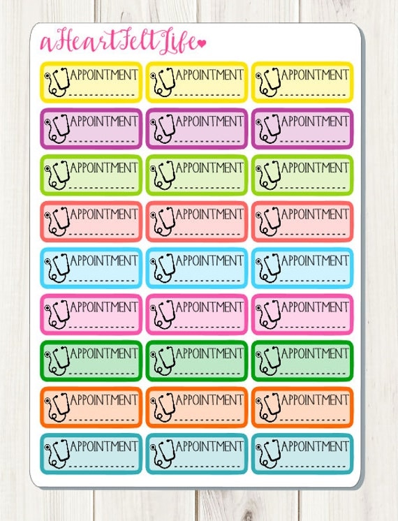 doctor-appointment-stickers-for-your-planner-scrapbook