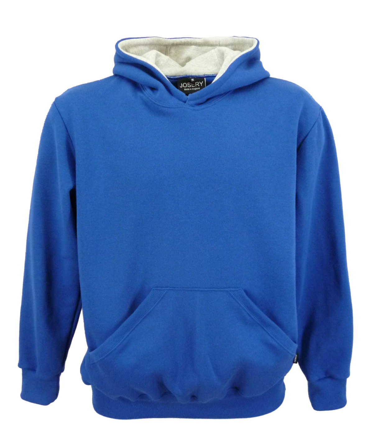 Men's hooded sweatshirt royal blue hoodie J804