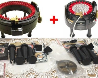 addi-Express Kingsize (46 needles)+ addi-Express Professional (22 needles) + addi hook (889-7)