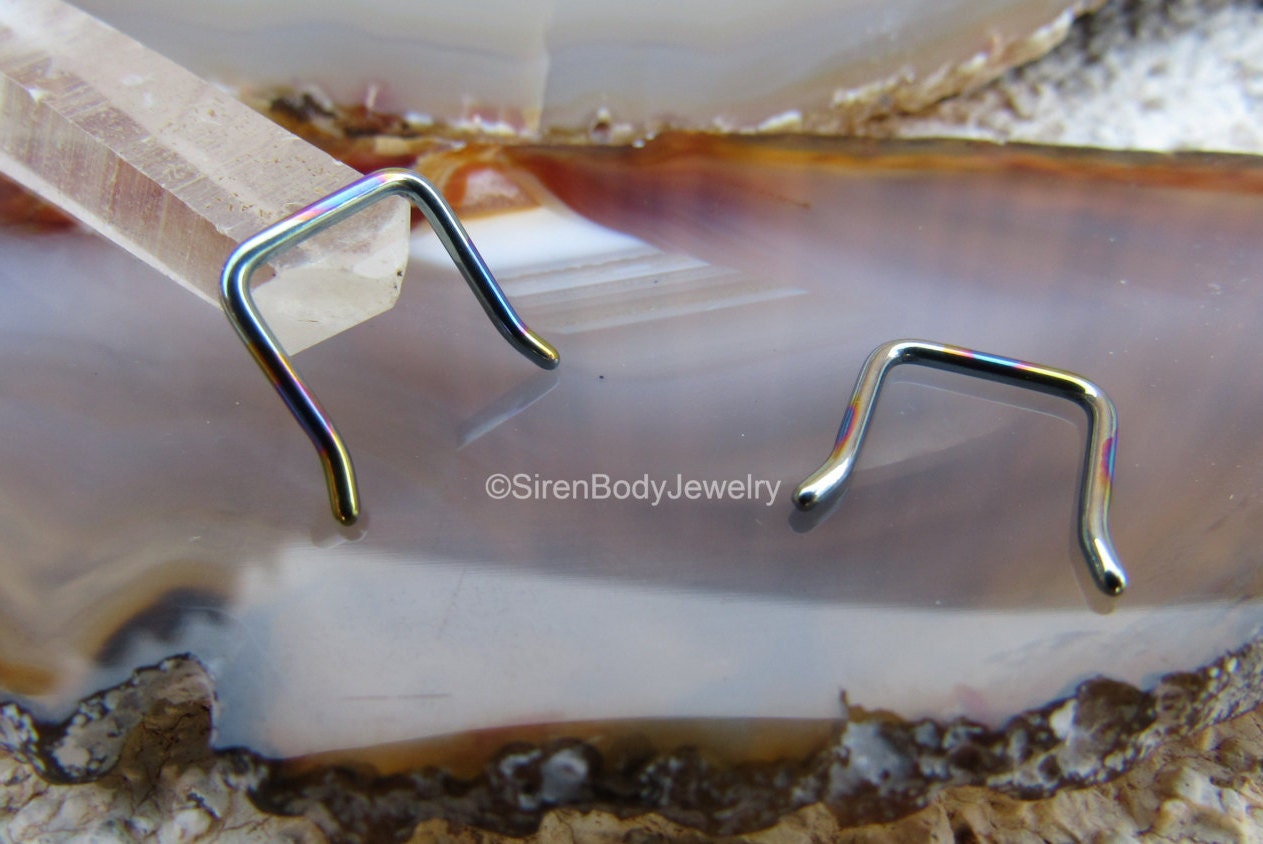 Septum piercing retainer 16g septum ring hider flip up high